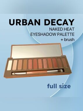 ⚡️🇺🇸🆕NWOB URBAN DECAY |FULL| Iconic versatile naked HEAT eyeshadow palette**